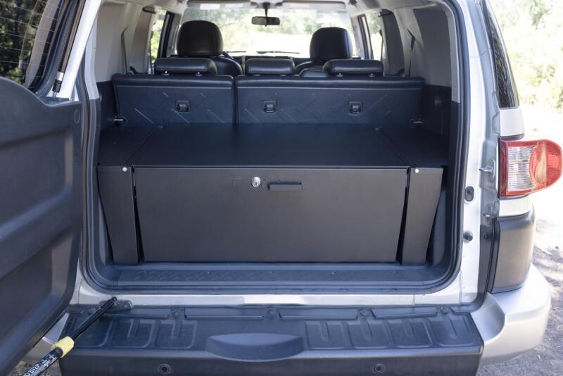 Toyota FJ Cruiser Security Storage Drawer - Tuffy Products - Black - `07-`14